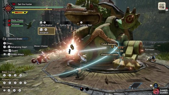 The Windmill is a spinning slashing move