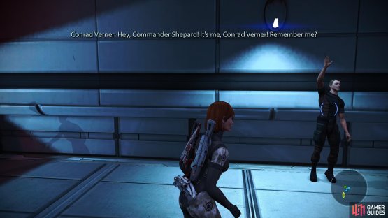 You&rsquo;ll find Conrad Verner by the stairs leading to the Lower Markets on the Citadel