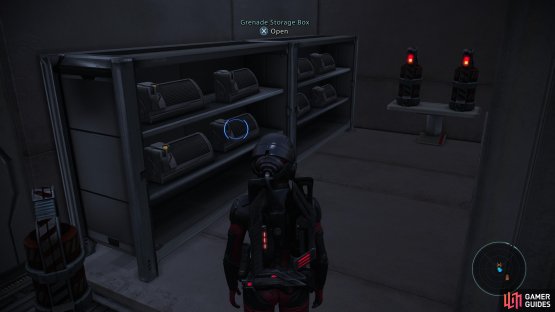 then head to the aforementioned Explosives Cache to find numerous Grenade Boxes.