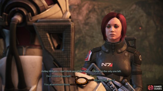 then mine her dialog options for Paragon and Renegade points.