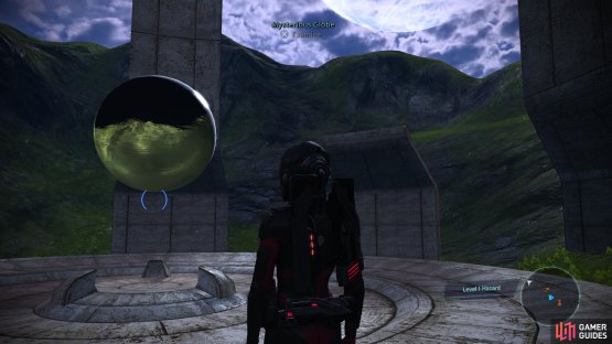 In the southwestern corner of the map you&rsquo;ll find a Prothean Ruin.