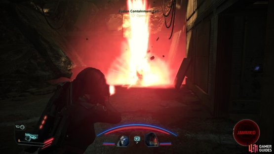 Shoot a canister to punish a sneaky armature,