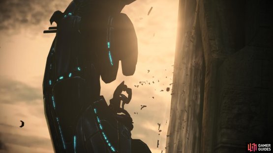 then close the gate to dislodge the geth ship.