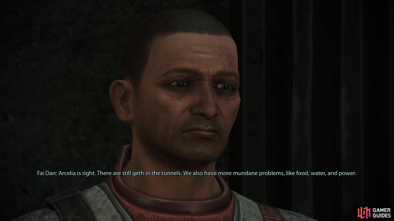 then talk to Fai Dan again to learn about all the problems threatening Zhu&rsquo;s Hope.