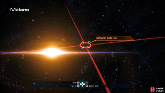 Matano is home to both a Metallic Asteroid,