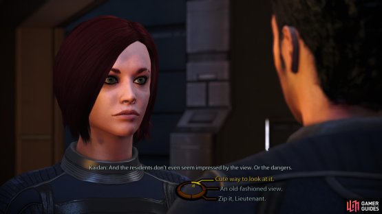 You can talk to your crew, and perhaps engage in some flirtation,