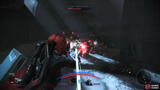 Defeat some Geth Troopers,