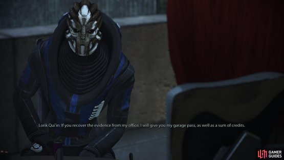 while if you do what Parasini suggested and talk to Lorik, he&rsquo;ll ask you to recover some incriminating evidence on Anoleis.