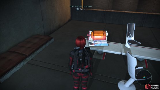 then head upstairs and download the data from Lorik&rsquo;s computer.