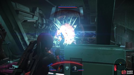 Hit Benezia with Damping and Sabotage to significantly blunt her offensive prowess,