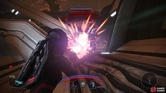 As you advance along the outside of the Citadel Tower you&rsquo;ll fight through hosts of geth mingled with the odd krogan.