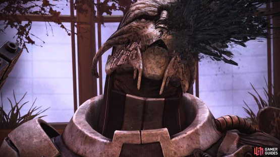 you can talk Saren into freeing himself from Sovereign&rsquo;s control.