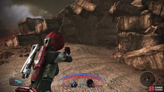 Abandon the Mako when the road demands it and continue on foot.