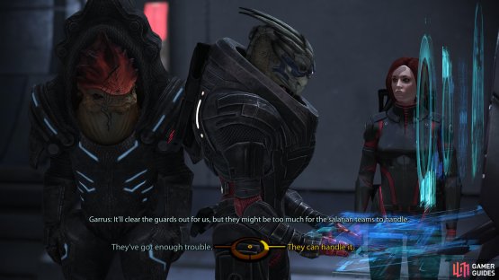 or southern entrance, you&rsquo;ll find a Security Console that allows you to send more enemies Kirrahe&rsquo;s way, or decline to do so and bear the burden yourself.