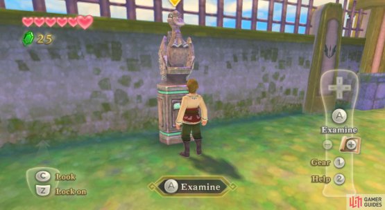 These bird statues are your main way of saving the game.
