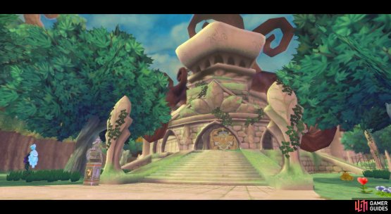 &hellip;Is the entrance to the Skyview Temple.