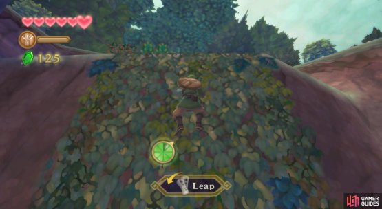 Flick the Wiimote upwards to climb faster.