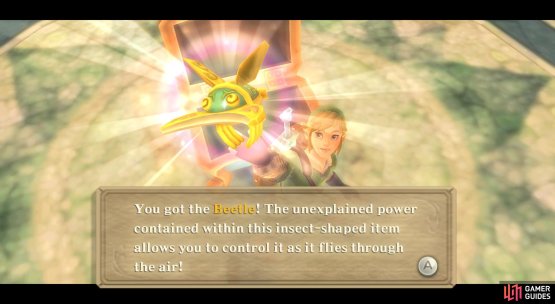 The Beetle is located inside the first dungeon.