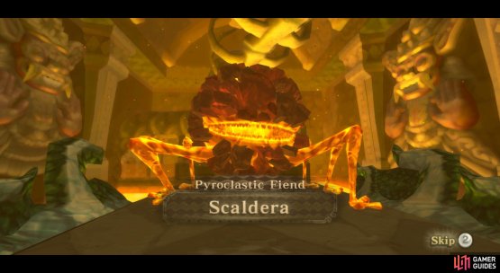 Scaldera will chase after you.