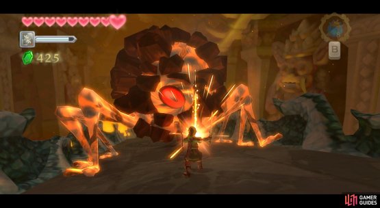 Then slash its eye when it&rsquo;s stunned.