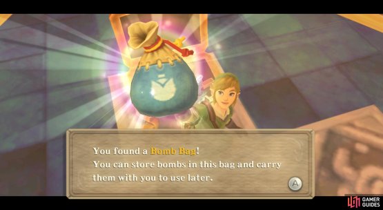 You&rsquo;ll find the Bomb Bag inside the second dungeon.