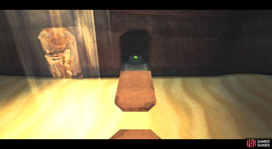 There&rsquo;s a tunnel behind this rupee.