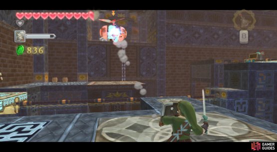 Bounce back the Sentrobe&rsquo;s projectile to damage it.