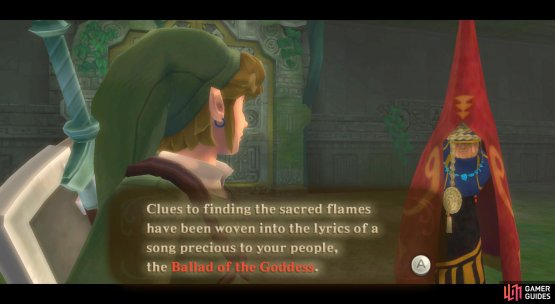 To activate this Gate of Time, you need to power up your sword.