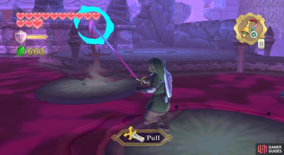 Flip this lilypad upside down with your trusty whip.