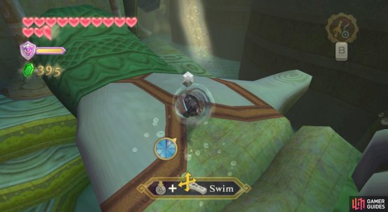 When you&rsquo;ve got some free time, use a spin attack to collect the Silver Rupees in the first area without being grabbed.