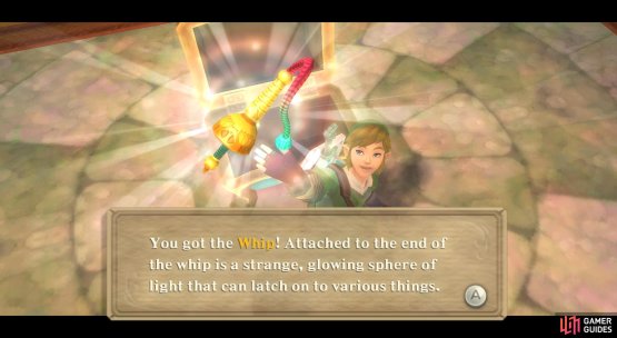 The whip essentially acts like a longer (and stretchier) arm.