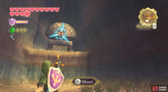 Use the key to unlock the exit to the west.