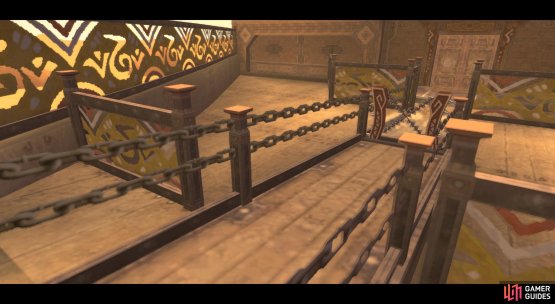At certain points during the fight, the gate will move closer.