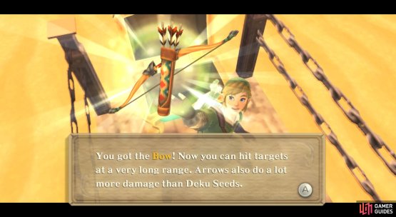 The bow can shoot farther and deals more damage.