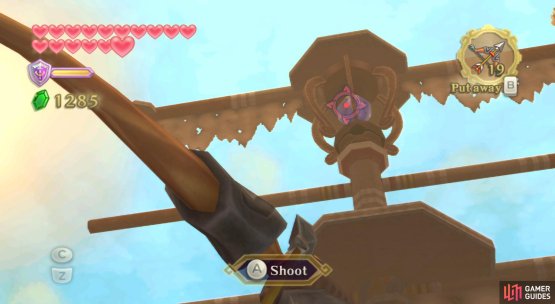 You&rsquo;ll be shooting this Timeshift Stone multiple times throughout the dungeon.