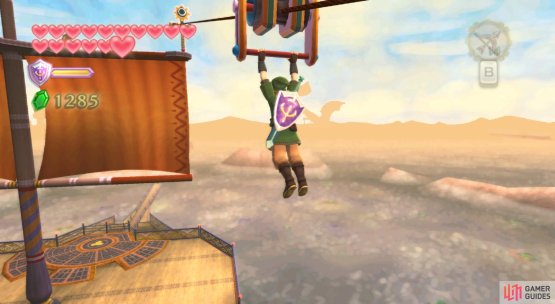 Then ride the zipline to the other side.