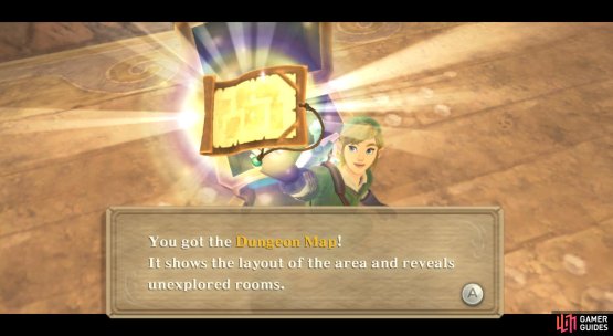 The dungeon map will help you plan the rest of your journey.