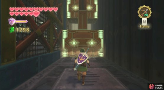 Inside, try not to get squished by the pistons!