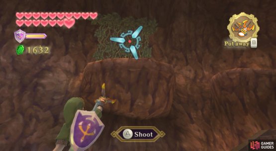 Climb onto this ledge using the Clawshots.