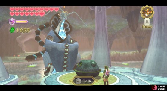 Chat to Faron to borrow her water basin.