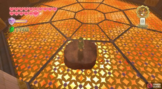 Quickly stand on top of this platform.
