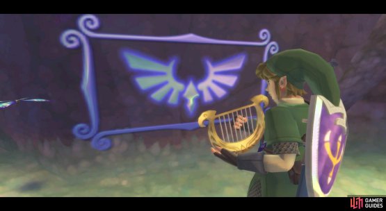 This will make a Goddess Wall appear near Gorko, surprising him.