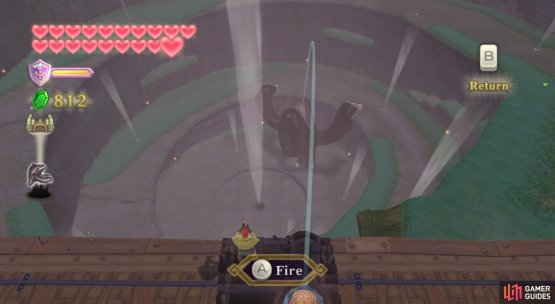 To stop it, hit it with Groose&rsquo;s bomb or destroy all of its front toes.