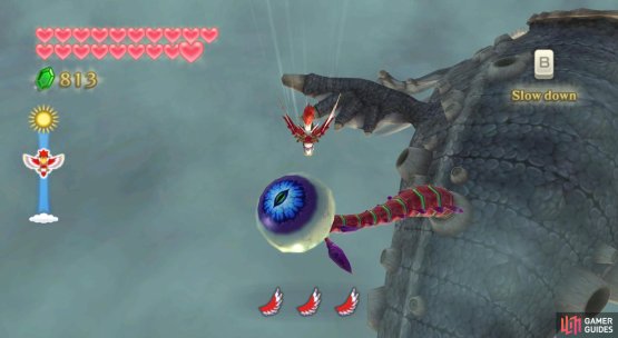 Your task is to do destroy the four eyes sprouting from Levias&rsquo;s body.
