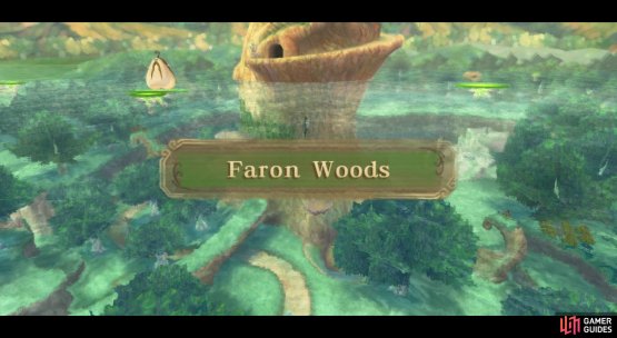 The entirety of Faron Woods has been flooded.
