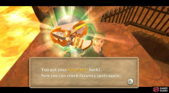 On the other side, your Clawshots await!