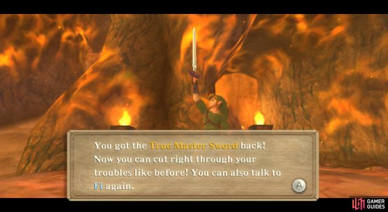 It feels good to have your sword back.
