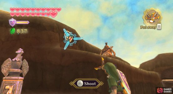 However, he&rsquo;s too polite to shout, so Clawshot you way up to him.