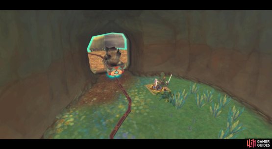 Fight them if you want, or dance around until they leave the Timeshift Stone&rsquo;s influence. Then step on the floor switch at the end.