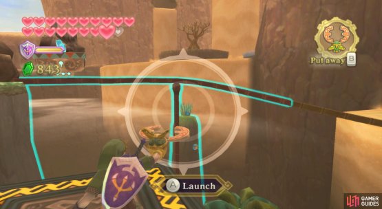 Aim your Hook Beetle towards this Bomb Flower.